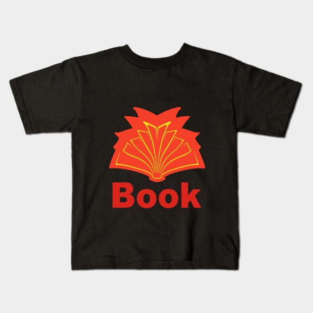 book Kids T-Shirt by moonmorph